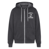 Unisex Full Zip Hoodie - charcoal grey