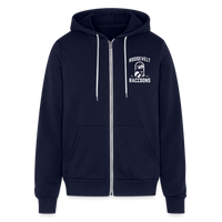Unisex Full Zip Hoodie - navy