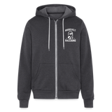 Unisex Full Zip Hoodie - charcoal grey