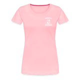 Women’s Premium T-Shirt (Logo) - pink
