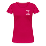 Women’s Premium T-Shirt (Logo) - dark pink