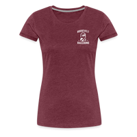 Women’s Premium T-Shirt (Logo) - heather burgundy