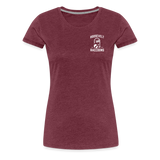 Women’s Premium T-Shirt (Logo) - heather burgundy