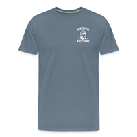 Men's Premium T-Shirt (Logo) - steel blue