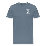 Men's Premium T-Shirt (Logo) - steel blue