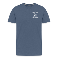 Men's Premium T-Shirt (Logo) - heather blue