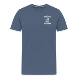 Men's Premium T-Shirt (Logo) - heather blue