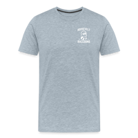 Men's Premium T-Shirt (Logo) - heather ice blue