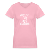 Women's V-Neck T-Shirt (aka "The Tina") - pink